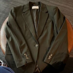 Babaton Aritzia Olive Tailored Blazer